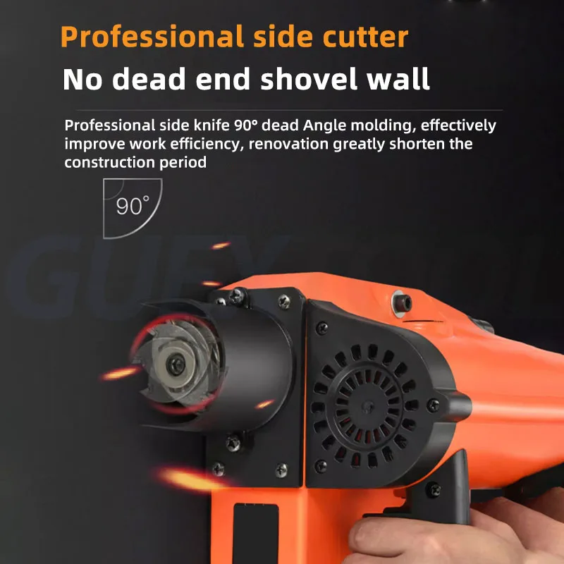 4280W Electric Planer Professional Portable No Dead Corner Vacuum Design Scraping White Ash Putty Concrete Wall Shovel Machine 4