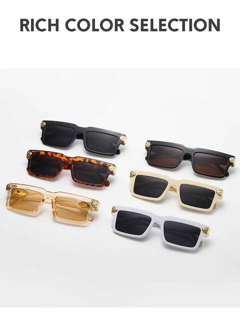 Description Picture 5 of itemNew Fashion 2025 Ins Vintage Sunglasses Women Brand Designer Retro Rectangle Sun Glasses Men Outdoor Square Fishing Eyewear