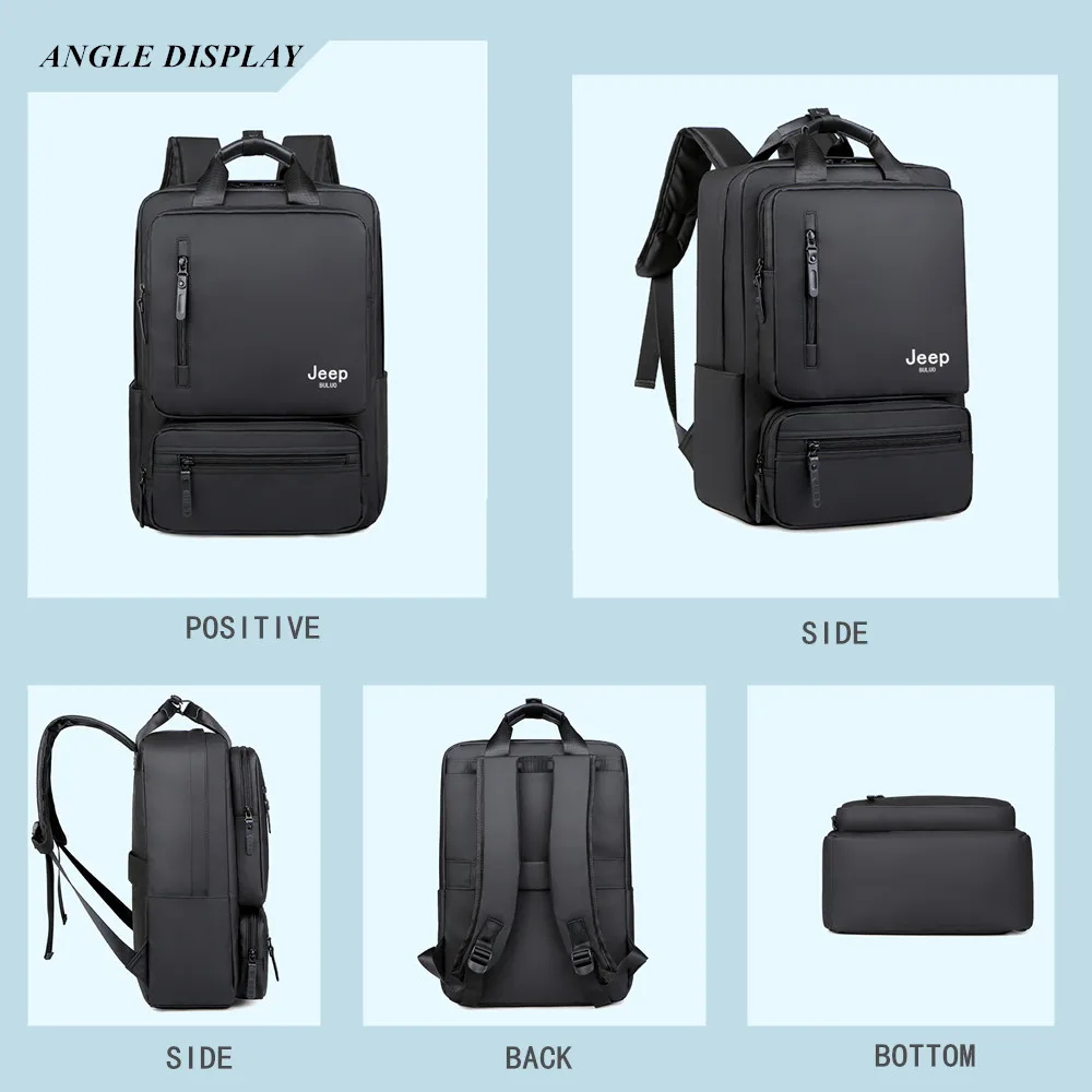 JEEP BULUO Trend Casual High Capacity Feature Backpack