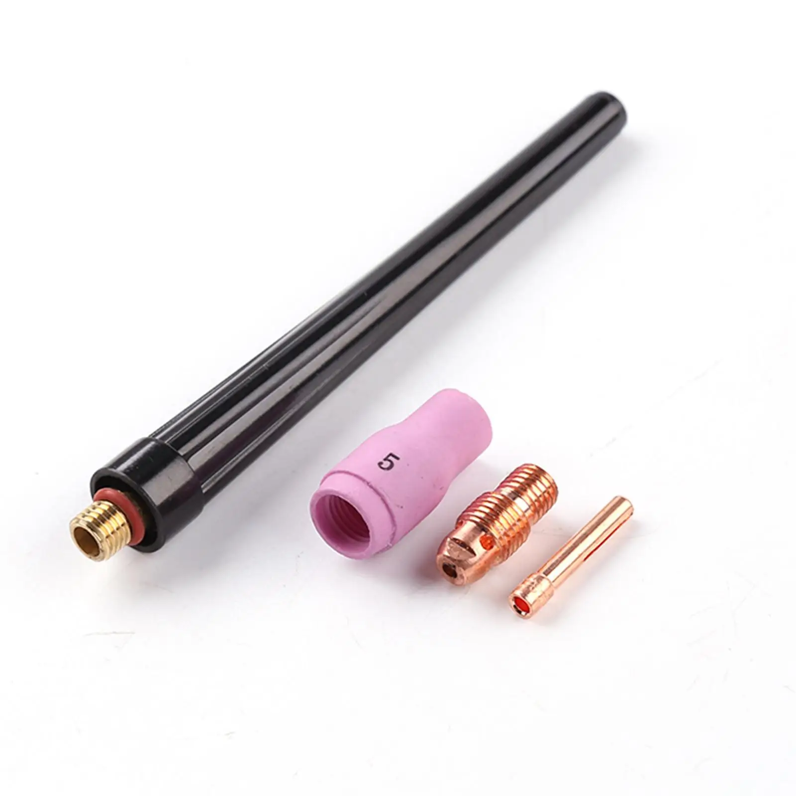 4Pcs TIG Welding Torch Accessories Kit Alumina Nozzle Collet Body