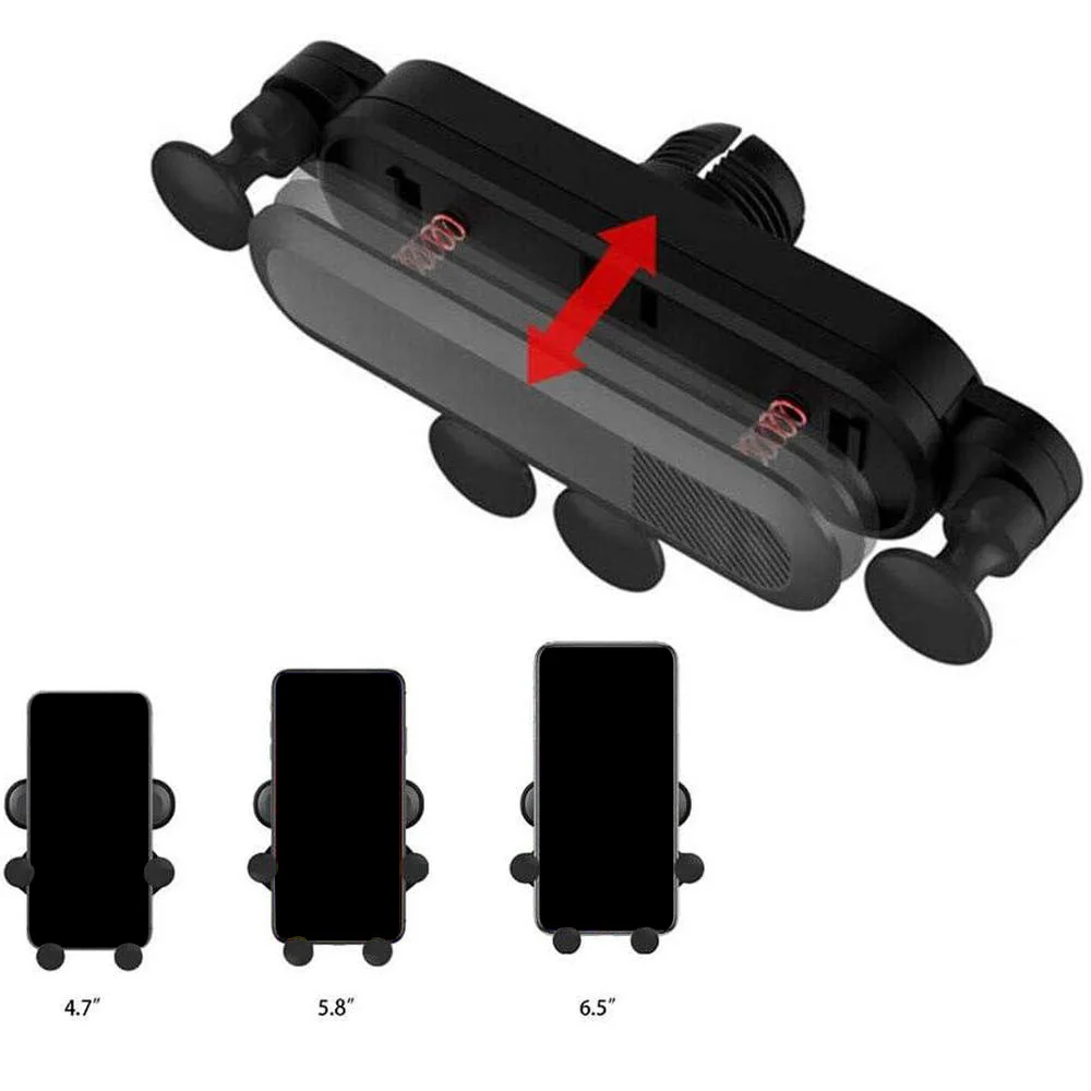 360 ° 회전식 차량용 에어벤트 휴대폰 거치대, 대부분의 차량에 적합한 마그네틱 & 플렉시블