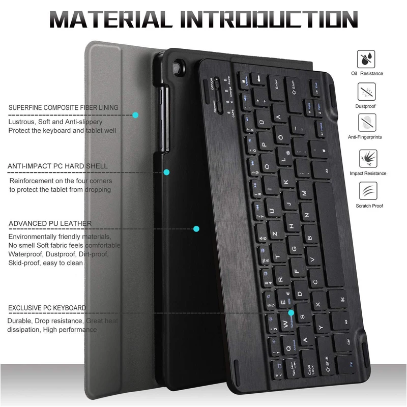 Enhanced Product Title:   
12.1-Inch Tablet Case with Detachable Keyboard and Protective Cover