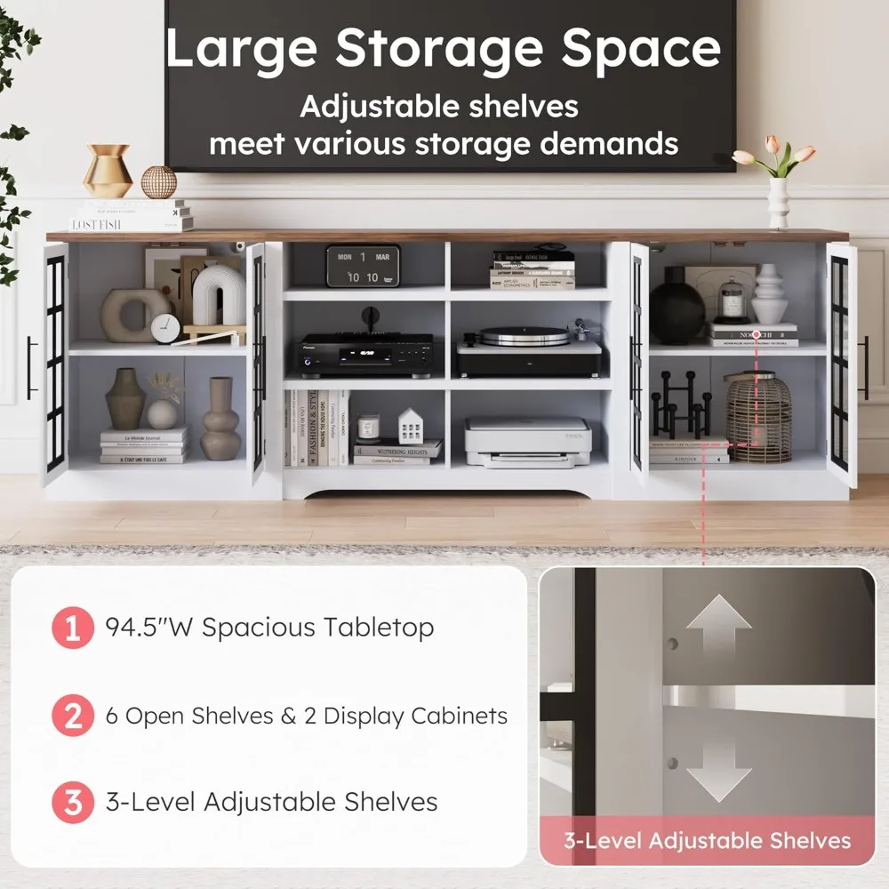 Farmhouse TV Stand 100" 5