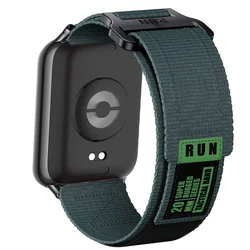 Enhanced Tactical Nylon Strap - Elastic & Breathable Replacement Sport Band Bracelet for redmi watch 6 (HUB)