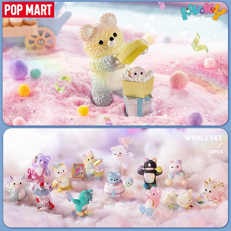 

POP MART INSTINCTOY Muckey Play Time Series Blind Box Toy Kawaii Doll Action Figure Toys Collectible Figurine Model Mystery Box