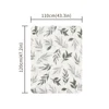 Elinfant Muslin Swaddle Blankets 100% cotton 120*110cm 2 Layers Newborn Baby Bath Towel Wrap Nursing Cover 2