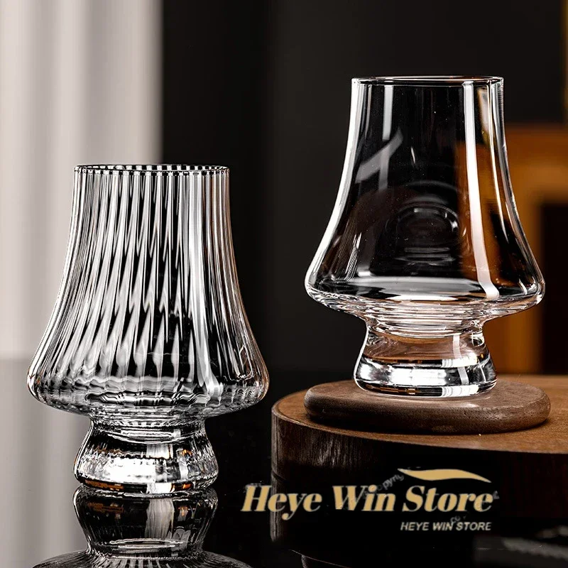 250ml Crystal Handmade Glass Scented Glass Whiskey Tasting Cup Big Belly Foreign Wine Cup Tulip Cognac