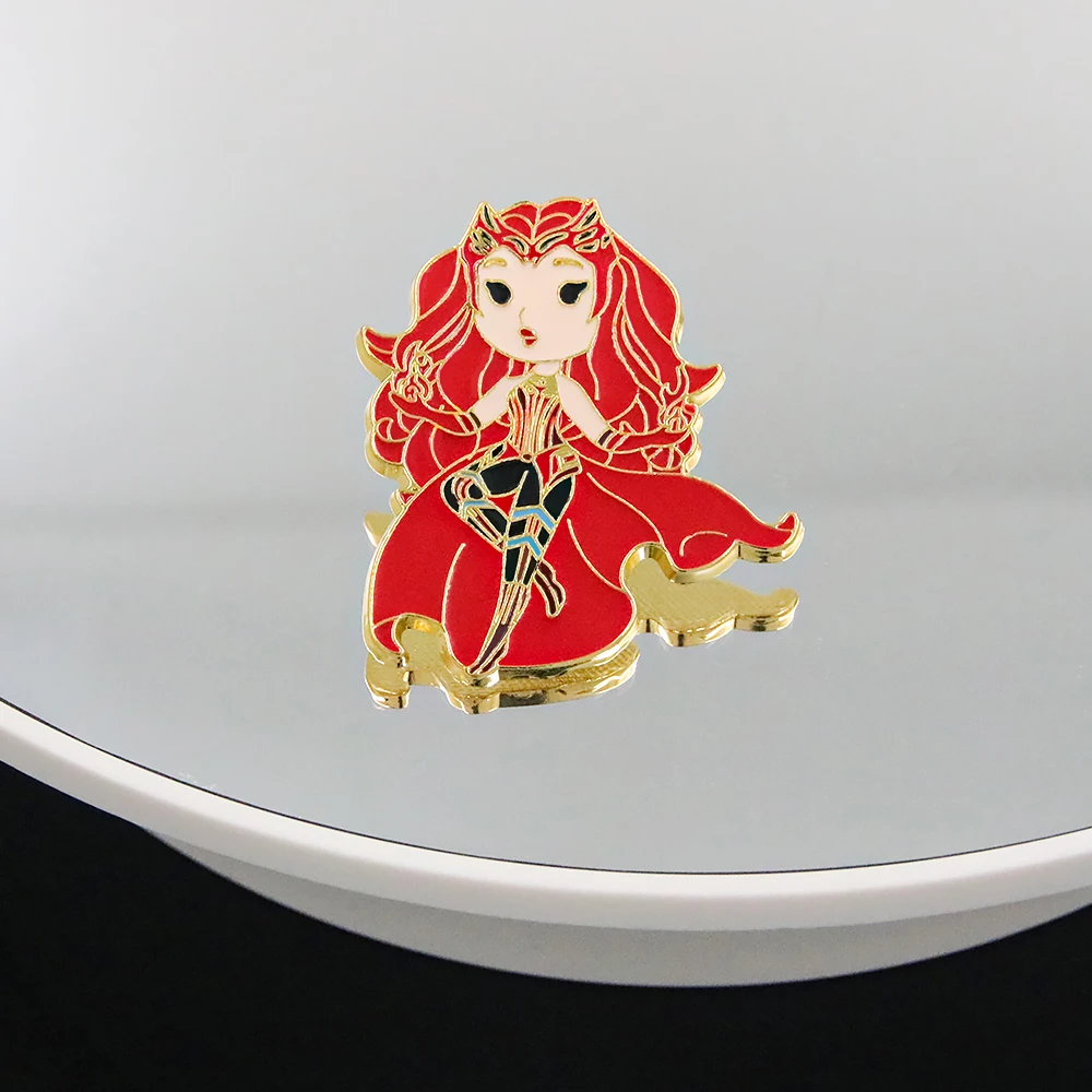 Scarlet Witch Wanda Tinplate Badge Maximoff Elizabeth Olsen Soft Button Pin  Creative Brooch Insignia for Clothes Gift 58mm - AliExpress