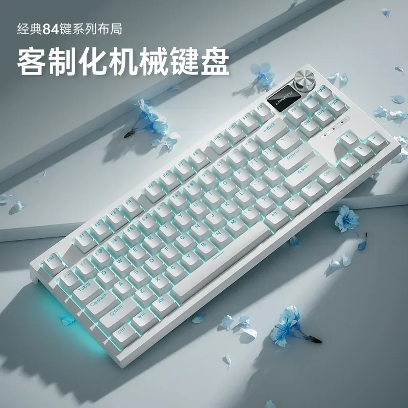 

Langtu Lt84 Mechanical Keyboard Customization Rgb Backlit 84 Keys Wireless/ Wired Gaming Keyboardske Hot Swap Keyboard For Gamer