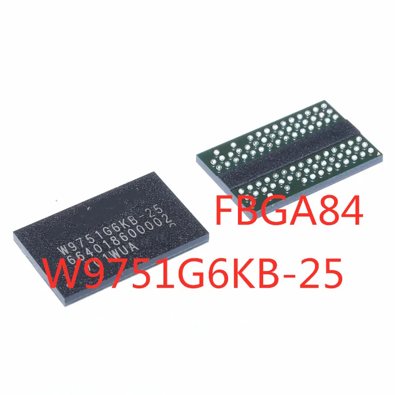 

5PCS/LOT 100% Quality W9751G6KB-25 W9751G6KB FBGA84 512Mbit DDR2 32M*16 memory IC chip New Original