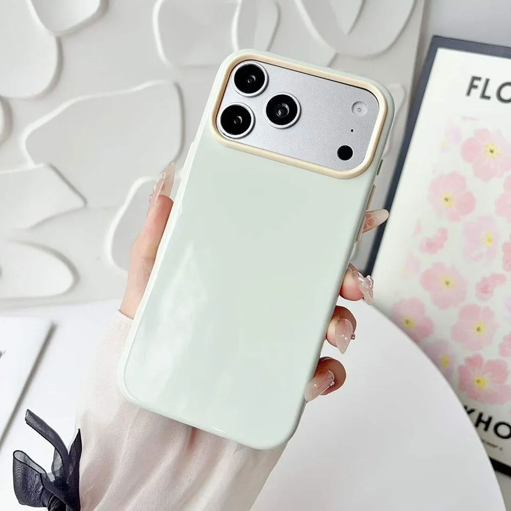 Luxury Glossy Candy Color Silicone Case - Ultra Thin Soft Cover