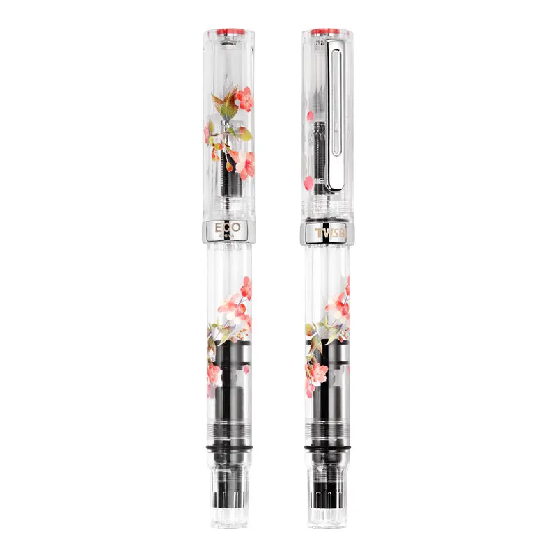 TWSBI ECO Sakura Fountain Pen Limited Edition Piston Fill Cherry Blossom Gift