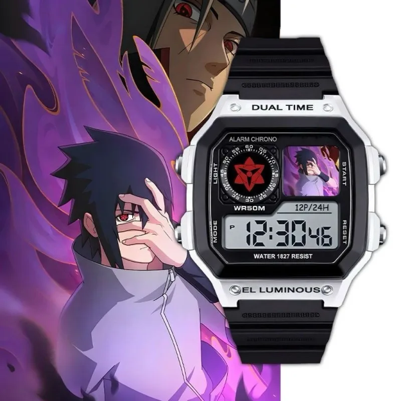 Stylish Naruto-Themed Cartoon Digital Wristwatch - Perfect Gift