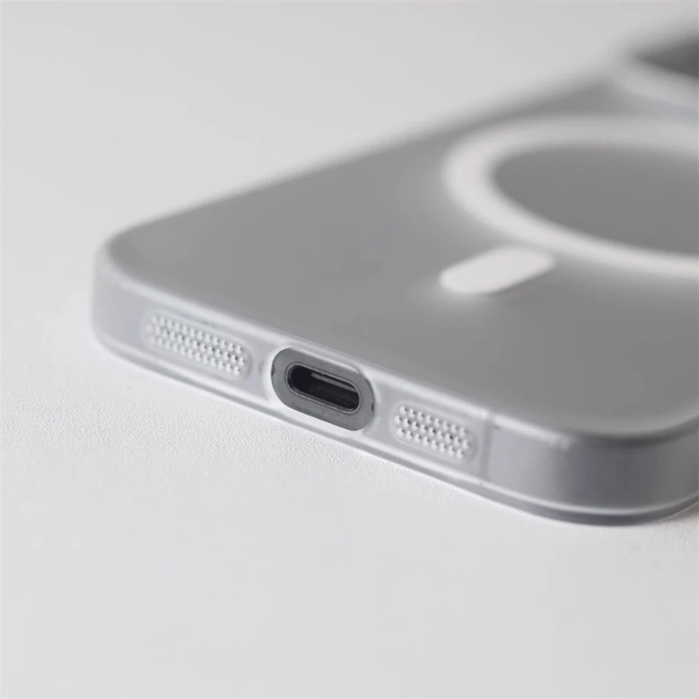 Ultra Thin Magnetic Translucent Matte Case with Magsafe - 1.0 MM Slim Hard Cover