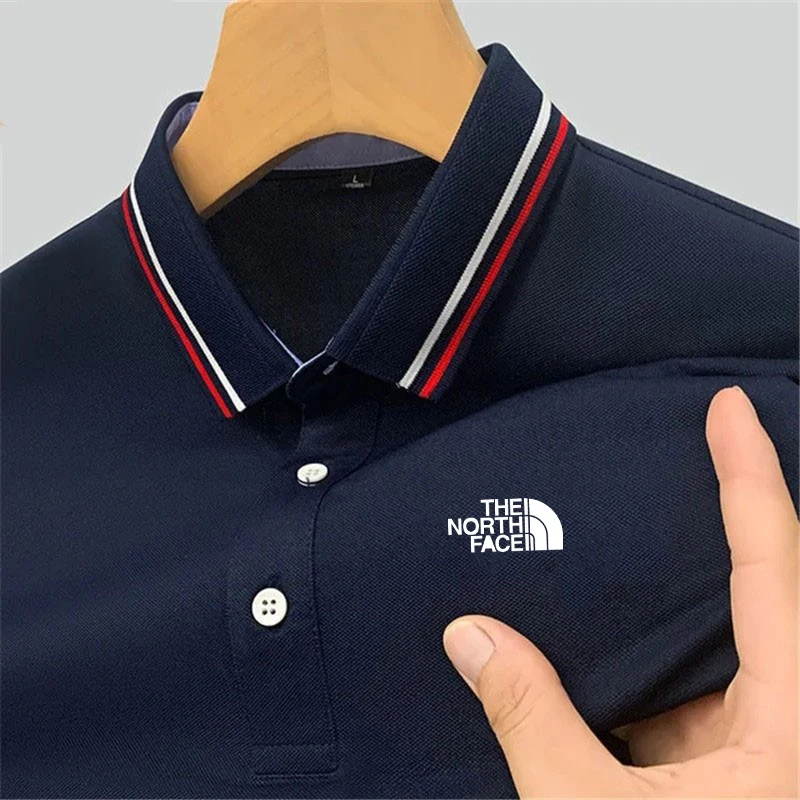 

Hot Brand Polo Shirt Cotton Blend Spring Summer Men's Outdoor Sports T Shirt Casual Sports Trendy Tops