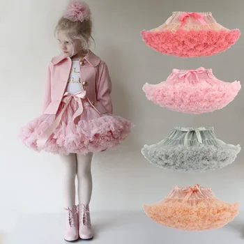 Girls Fluffy Tutu Skirt 0-15Y 1