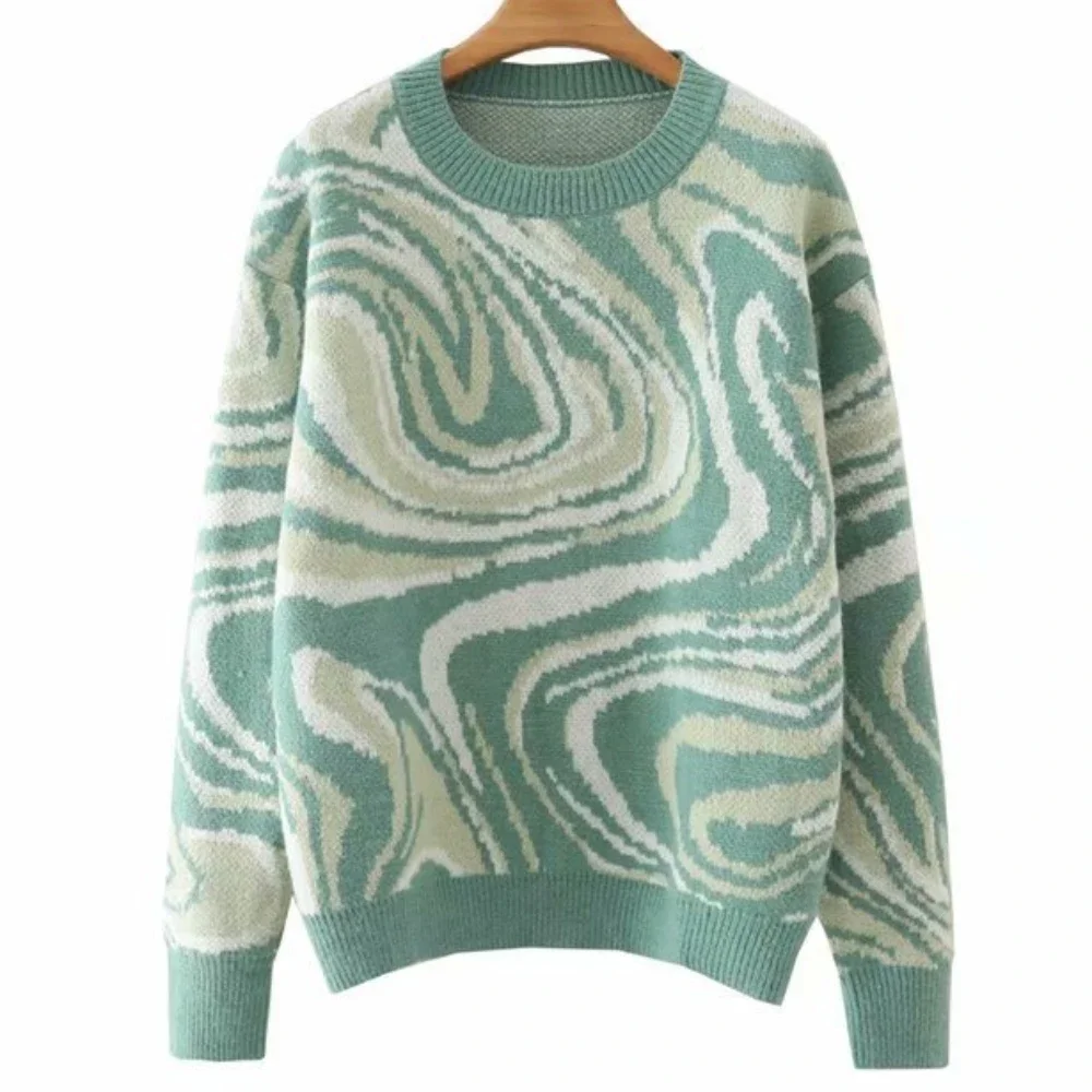 

Womens Fashion Pullovers Korean Knitwears Sweaters Winter Warm Outerwear Clothes Clothing 2023