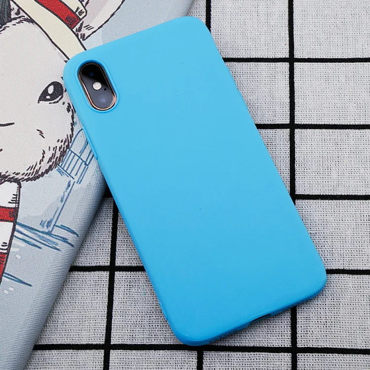 Vibrant Silicone Candy Color Soft Phone Case Cover