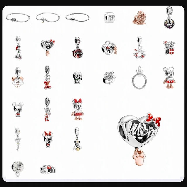 Charms Fit Pandora 925 Original Sterling Silver Jewelry Beads