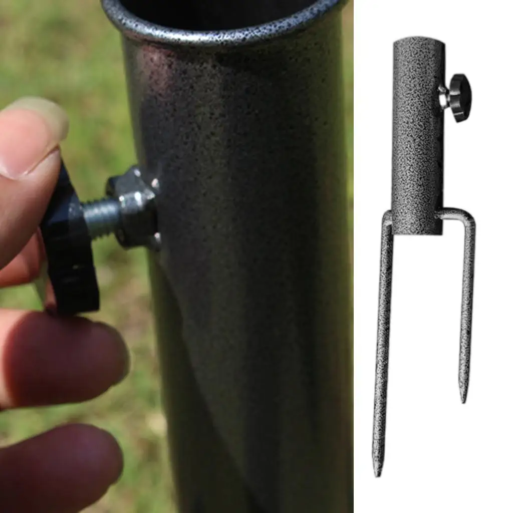 Beach Umbrella Sand Anchor Metal Steel Sand Auger Umbrella Stand Holder umbrella holder umbrella base