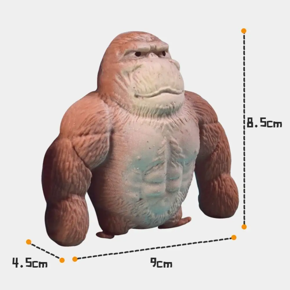 Orangutan Stretch Squeezing Monkey Toys Creative Soft Rubber Slow Rebound Squeeze Vent Gorilla Doll Creative Elastic Adults 6