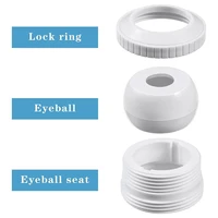 3Pcs Nozzle White Nozzle PVC Nozzle For Swimming Pool Opening Eyeball Nozzle Flow Inlet Fitting For Hayward SP1419D 2