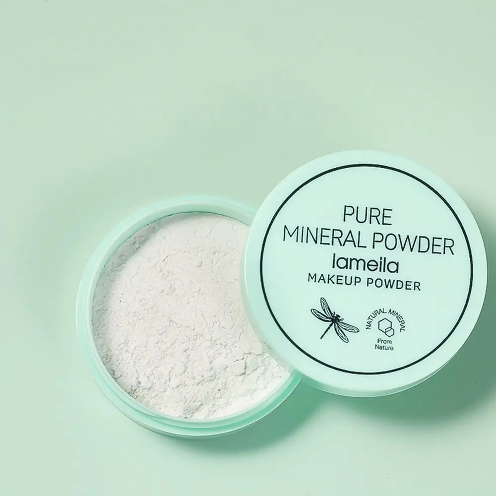 

Matte Loose Powder Portable Waterproof Sweatproof Setting Powder Oil-control Long Lasting Makeup Tool Brighten Skin