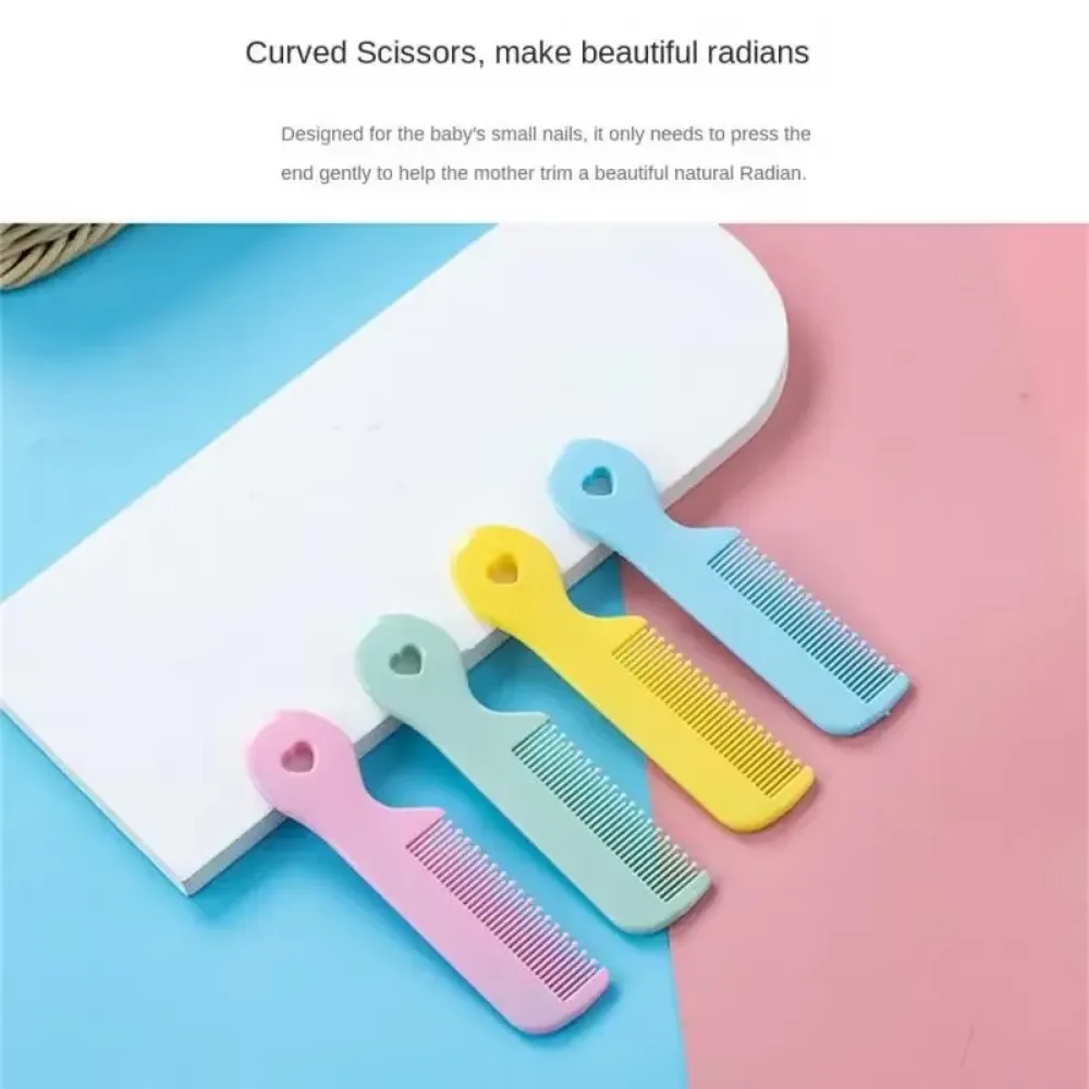 1pcs children cute comb baby girl boy no harm to the scalp kids hair comb little bear animal kid hair accessories scalp cleaner