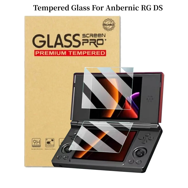 For Anbernic RG DS Tempered Glass Screen Protector Dual Screen RGDS ...