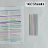 KindFuny 160 Sheets Sticky Note Transparent Sticky Note Index Tabs Arrow Flags for Page Marker Planner Stickers Office School 5