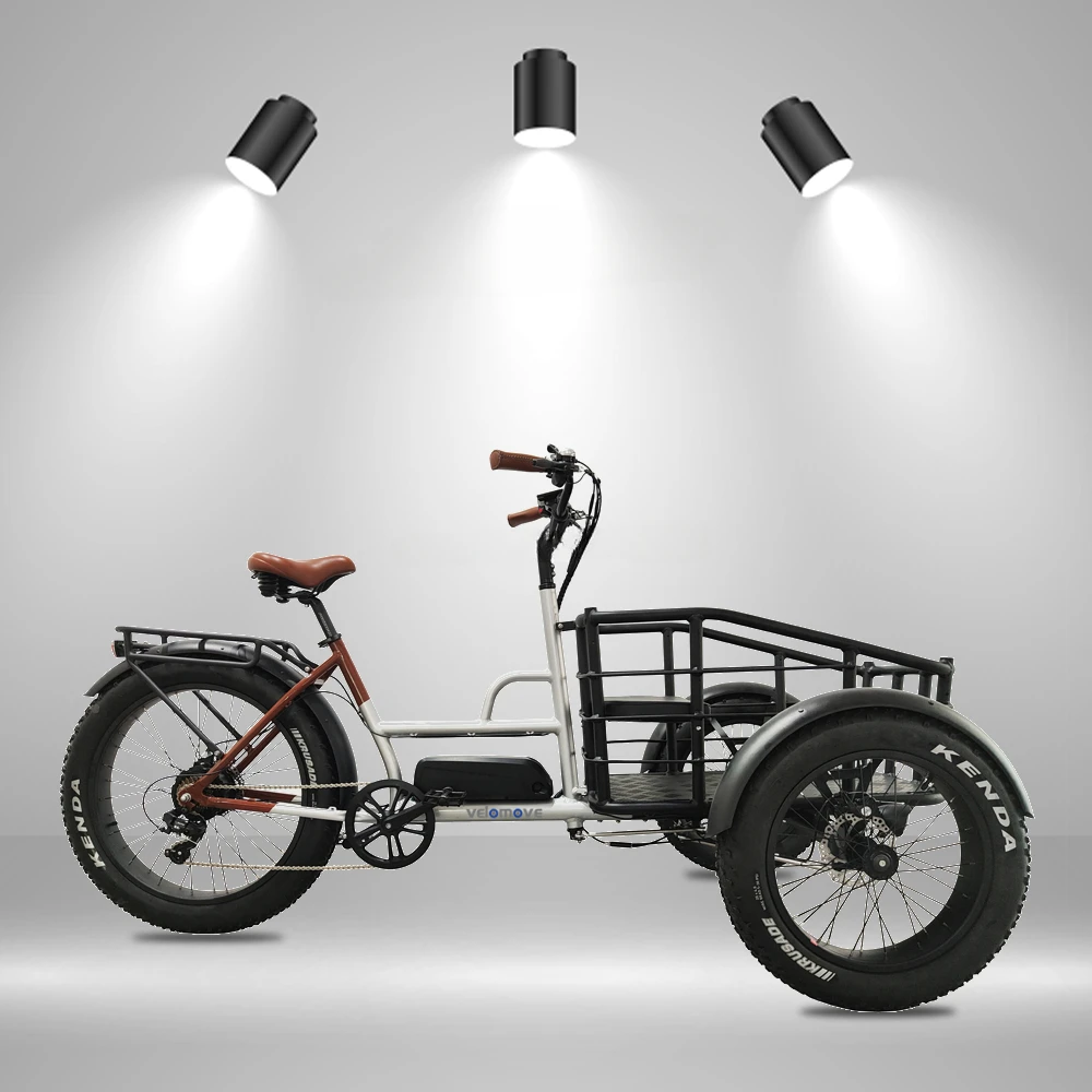 大人用三輪車 シニアバイク 24u201d 大人用三輪車 調節可能な3輪カーゴ