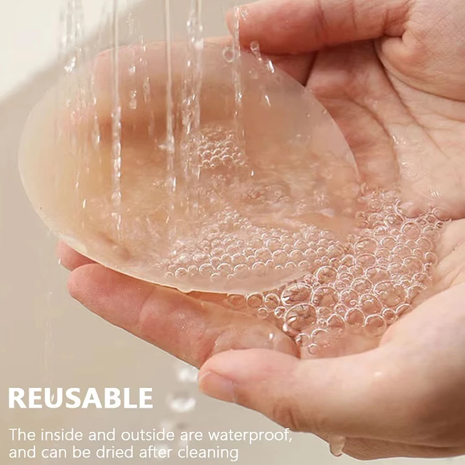 Nipple Cover Pasties Silicone Adhesive Sticky Bra Liner Women Reusable Breast Sticker No Show Invisible Boob Tape silicone breast patch silicone nipple cover invisible stick on bra sticky bra breast nipple covers silicone adhesive bra breast sticker