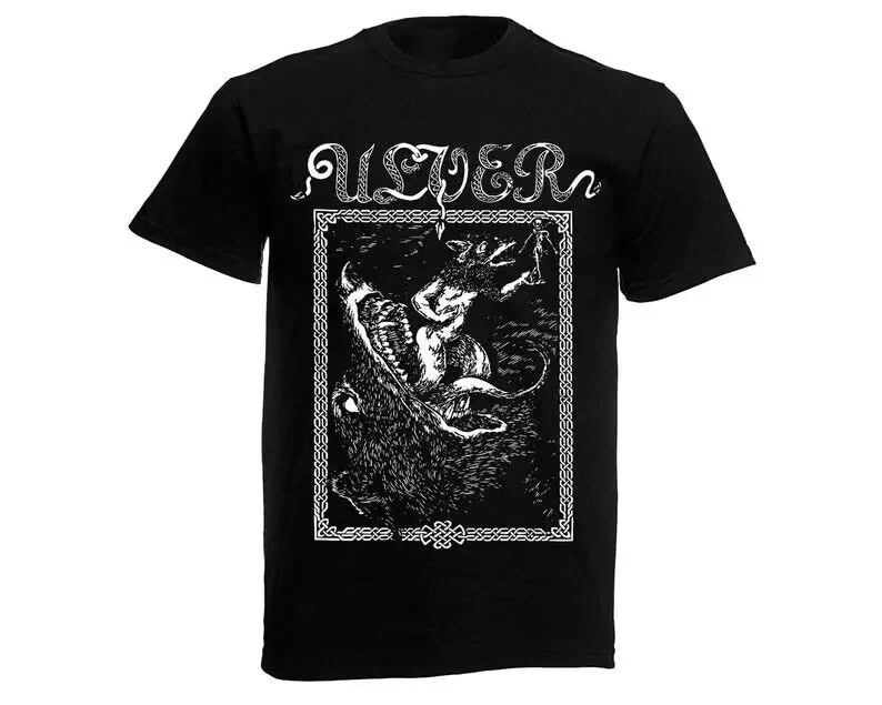 

Новая Металлическая футболка Ulver! Футболка с коротким рукавом