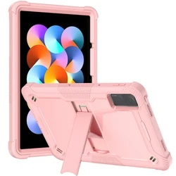 Durable Armor Case with Kickstand & 3 - Layer Protection for Redmi Pad - 10.61 inch (Rose Gold)
