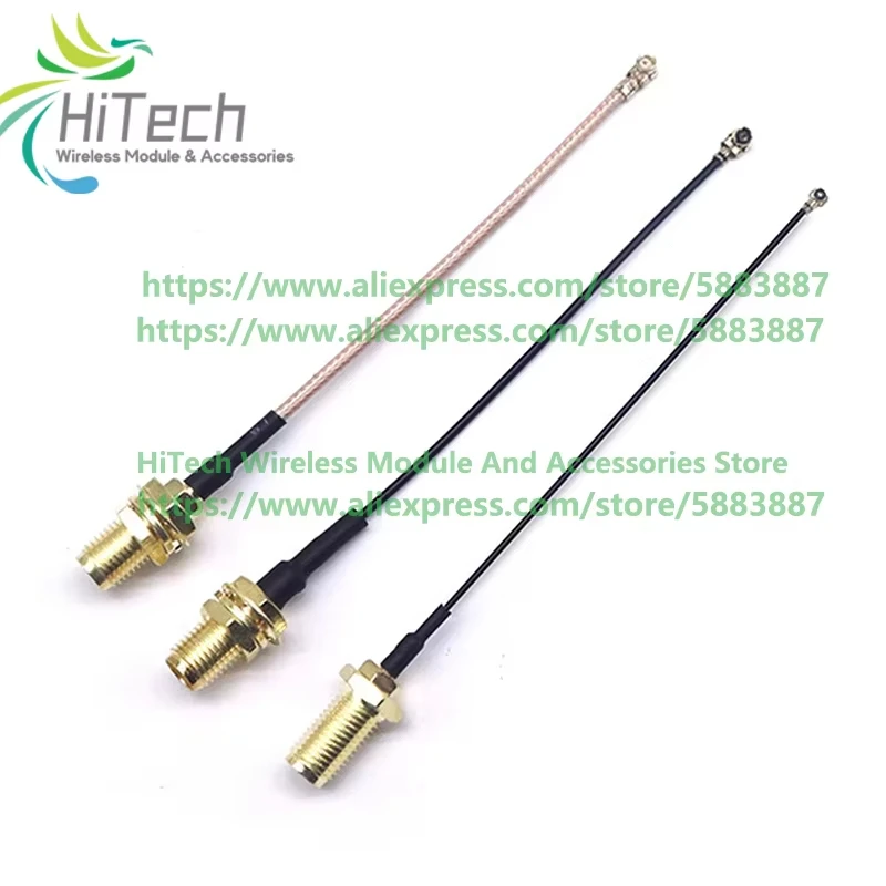 2PCS U.FL MHF4 to SMA Female RPSMA RG178 1.13 0.81 연장 케이블 피그테일 5-100CM Quectel RM520N-GL EC25-E EG25-G EC200A용