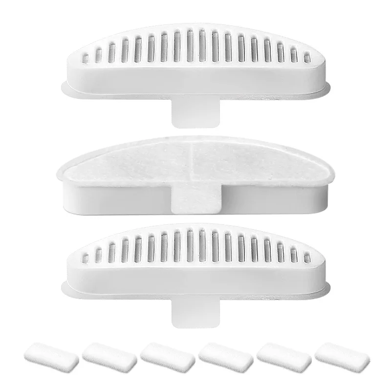 

3 упаковки сменных фильтров 6 упаковок фильтровальные тампоны для 67 унций/2л автоматический питомец фонтан кошка водный фонтан кошка диспенсер для воды