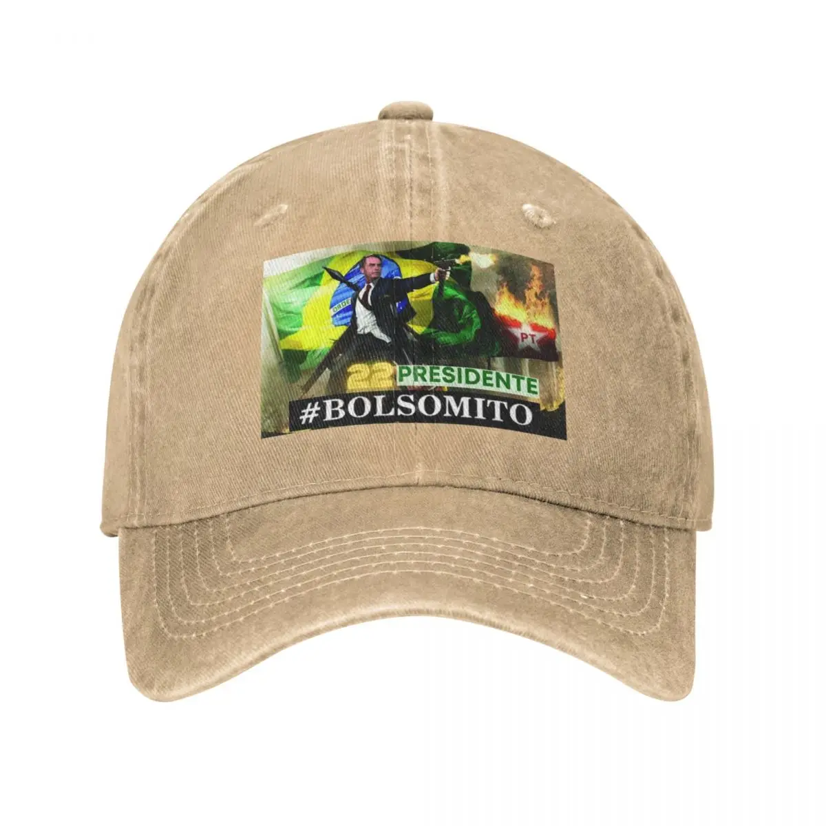 Camiseta Bolsonaro para hombre y mujer, sombrero de vaquero, marca de lujo, Brasil acima de Tudo, 2022, 2023