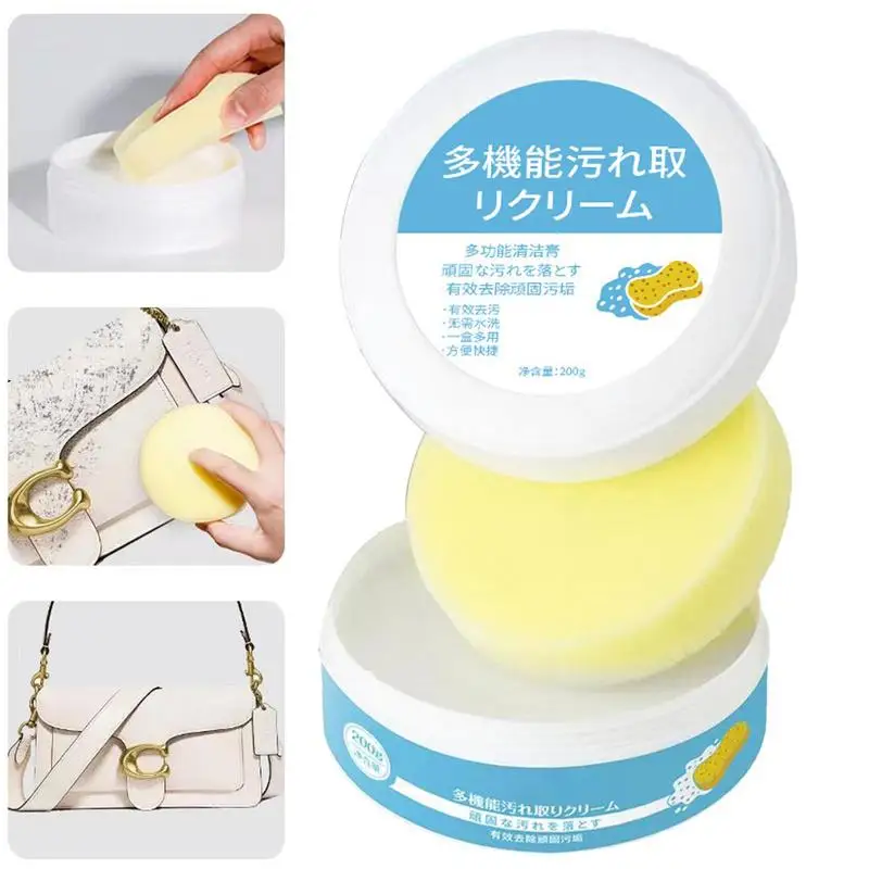 Shoe Cleaner Agent Cleaning Cream Phytoactive Factor Effectively Dissolves Dirt Diaphragm Design For Deep Fiber Floor Tiles