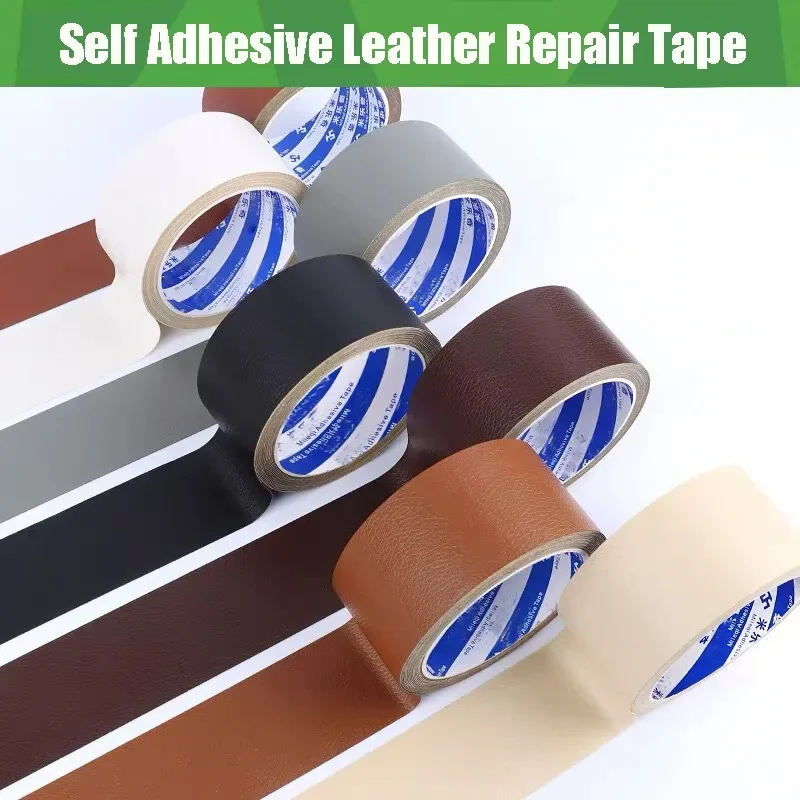 Self Adhesive Leather Repair Tape Waterproof Furniture Sofa Chair Leather Repair Sticker Faux DIY Car Seats Decal leather repair tape leather repair sticker leather repair leather repair patch leather repair material self adhesive leather sticker