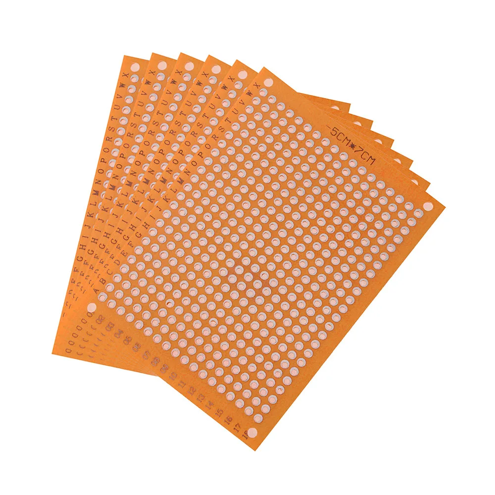 10/20PCS PCB 5x7 Board Yellow Single Side Prototype PCB 5*7cm Universal Circuit Board for DIY Electronic Experiments