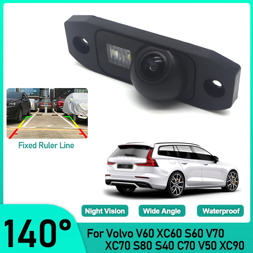

HD 1080x720P камера заднего вида для Volvo V60 XC60 S60 V70 XC70 S80 S40 C70 V50 XC90 камера ночного видения для парковки с широким углом