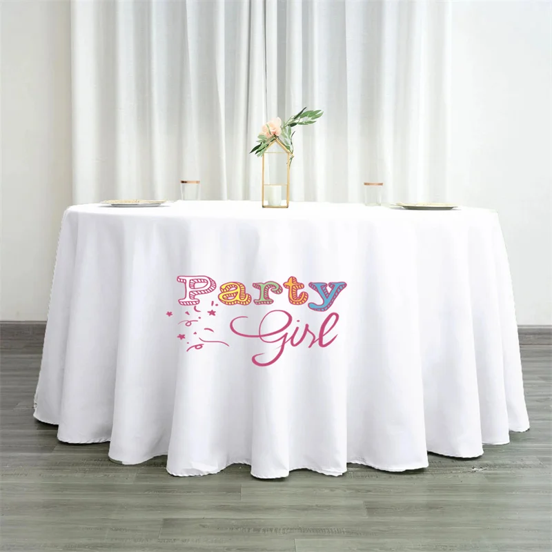 Mantel redondo de 120 pulgadas – Mantel de tela de seda satinada para  bodas, cenas, fiestas, mesa circular ovalada, mantel blanco