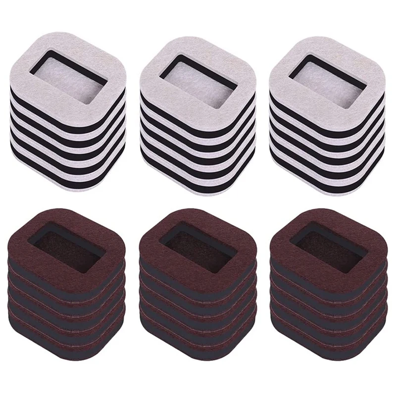 

Felt Pads Bottom Furniture Caster Cups Furniture Wheel Stoppers Bed Stoppers, Floor Protectors For Furniture 15PCS CNIM Hot