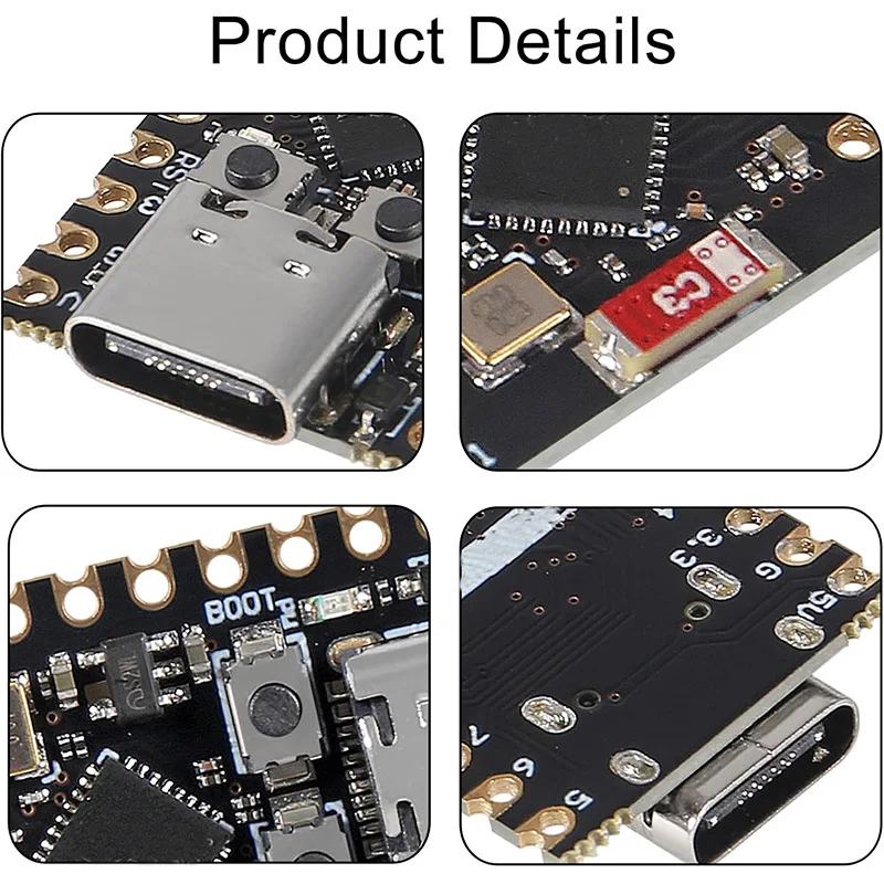 รูปสินค้า ESP32 C3 โมดูลพัฒนา WiFi/Bluetooth บอร์ดขนาดเล็ก