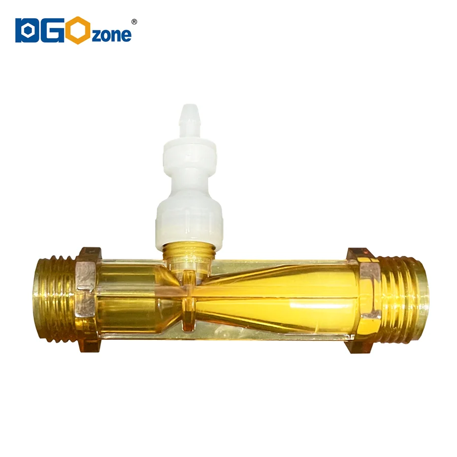 

Free Shipping 1/2" Venturi Injector With Valve Connector Mixing Water Liquid PVDF Aquarium Ozone Proof KH-A25100-N