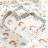 Children's Bath Towel Cotton Blanket Multi-color Antibacterial High-density 6-layer Gauze Blanket Spring and Autumn 2