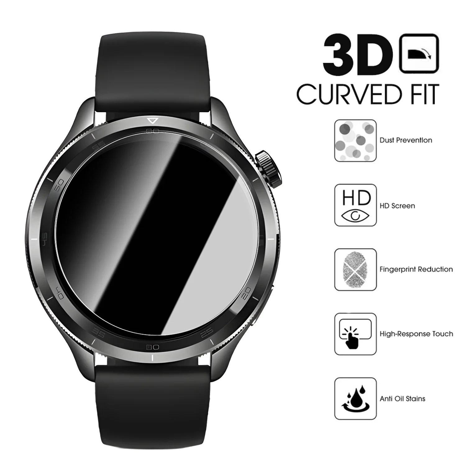 1-4Pack Screen Protectors for Xiaomi Watch S4 41mm Tempered Glass Easy To Install Hardness Protective Cover Films for Mi S4 41mm