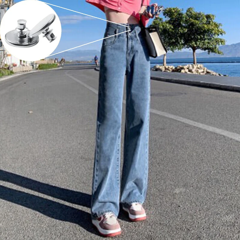 4 pairs Magnetic Curtain Clip Magnetic Button Free Punching Magnet Buckle Metal Curtains Buckle Curtain