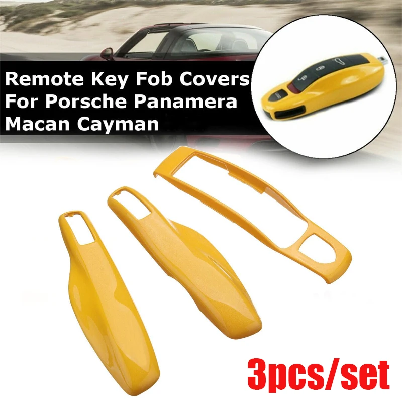 

3pcs/set Car Remote Key Fob Shell for Porsche Macan/Panamera/Cayman