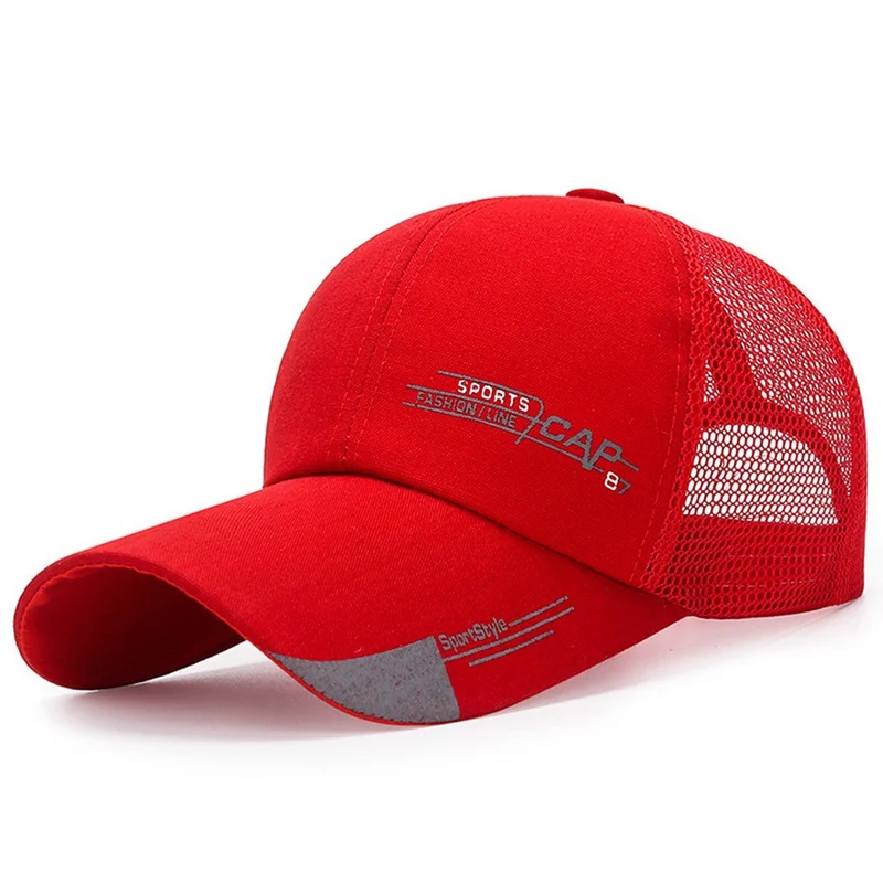 Adjustable Belts Snapback Hat Unisex Sports Tennis Caps Outdoor Hiking Climbing Baseball Cap Breathable Mesh Summer Golf Hats baseball caps sports sun hats golf caps